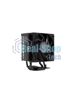Кулер для процессора SAMA X30 (180W, 4-pin PWM, 133.5mm, 3x6mm, 1x100мм, 50.1CFM, 35.2dBA, 2600RPM, S: 1851/1700/1200/115X, AM5/AM4, черный)