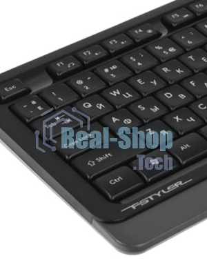 Комплект клавиатура+мышь A4Tech FStyler F1010 проводной, USB, 1600 DPI, чёрный