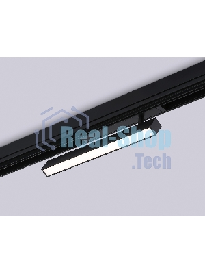 Управляемый светодиодный светильник для шинопровода Magnetic Ambrella light GL1332 BK черный IP20 18W 3000K-6400K 220V 120° 342*25*112 (Без ПДУ)