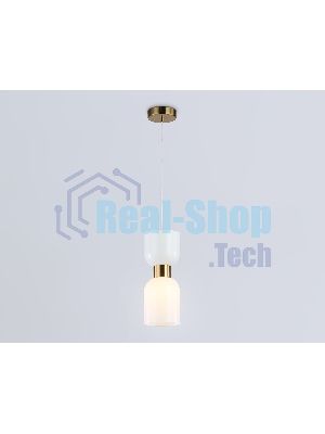 Светильник Ambrella light LH56091 BS/FR латунь/белый матовый E14 max 60W D120*1500