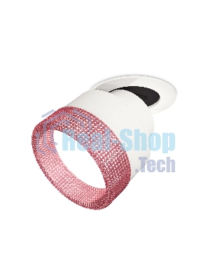 Светильник Ambrella Light XM8101542 SWH/PI белый песок/розовый GX53 (A2241, A2105, C8101, N8486)