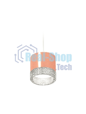 Светильник Ambrella Light XP8122030 PPG/CL/SWH золото розовое полированное/прозрачный/белый песок GX53 (A2331, C8122, N8480)