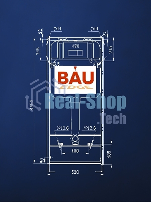 Комплект BAU 6 в 1: инсталляция BAU PRO для подвесного унитаза, унитаз подвесной безободковый торнадо обратного потока Bau Dream 52х36 Hurricane-5, сиденье быстросъемное микролифт, кнопка смыва BAU Stil антивандальная , нержавеющая сталь сатин