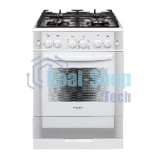 Плита газовая Gefest ПГ 6500-02 0042 белый, конфорок 4 шт, духовка 52 л, 60 см x 85 см x 60 см