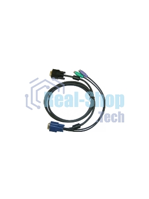 Переключатель D-Link DKVM-IPCB/10 Упаковка 10 кабелей KVM для устройств DKVM-IP1/IP8, длина 1.8м 