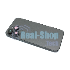Задняя крышка (корпус) в сборе с рамкой для Apple iPhone 14 Pro Max черный