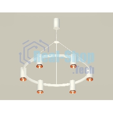 Светильник Ambrella light XB9021153/6 SWH/PPG белый песок/золото розовое полированное MR16 GU5.3 (С9021, N6135)