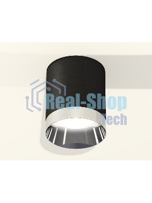 Светильник Ambrella Light XS6302022 SBK/PSL черный песок/серебро полированное MR16 GU5.3 (C6302, N6132)