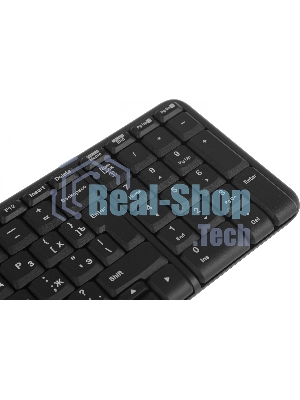Комплект клавиатура+мышь Logitech MK220 беспроводной, USB, 1000 DPI, чёрный