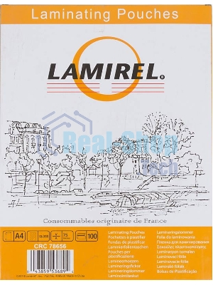 Пленка для ламинирования Lamirel LA-78656 75мкм A4 (100 шт) 216x303 мм