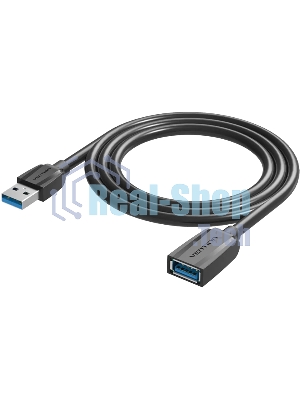 Кабель-удлинитель Vention USB 3.0 AM/AF - 0.5м Black Edition VAS-A45-B050