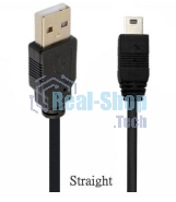Кабель USB Type A на Mini USB прямой 0,5 м