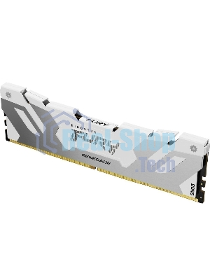 Оперативная память Kingston Fury Beast, DDR5, 16Gb (1x16Gb), 7200MHz, CL38, DIMM, с радиатором, белый