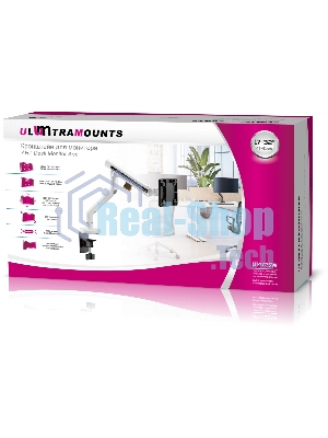 Кронштейн для мониторов Ultramounts UM725W белый 17
