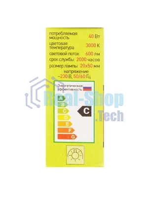 Лампа галогенная ЭРА G9-JCD-40-230V-Cl(100/1000/35000)