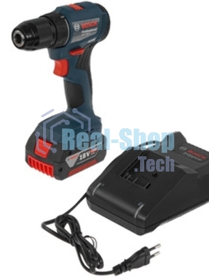 Дрель-шуруповерт Bosch GSR 185-LI, 18 В, 2 Ач, 50 Нм, бесщеточный