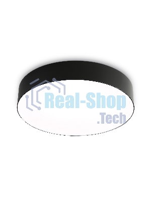 Потолочный светодиодный светильник Ambrella light FZ1360 BK черный IP20 40W 3000-6500K 390*80 (ПДУ ИК)