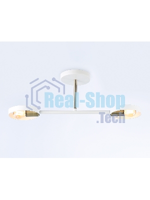 Светильник Ambrella light TR8222/2 WH/SB белый/бронза E27/2 max 40W 510*165*190