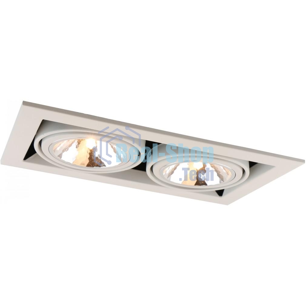 Светильник потолочный ARTE LAMP A5949PL-2WH  белый металл краш. 2хg9 2х40Вт l35хw20хh8