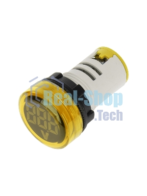 Индикатор значения напряжения Rexant желтый VD22 70-500 В