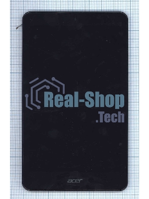 Модуль (матрица + тачскрин) для Acer Iconia One 8 B1-820 черный с черной рамкой