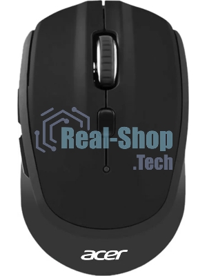 Мышь беспроводная Acer OMR040 черный, 1600 dpi, радиоканал, USB, кнопки - 6