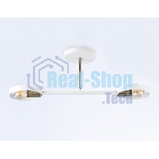 Светильник Ambrella light TR8222/2 WH/SB белый/бронза E27/2 max 40W 510*165*190
