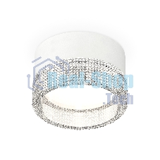 Светильник Ambrella Light XS8101030 SWH/CL белый песок/прозрачный GX53 (C8101, N8480)