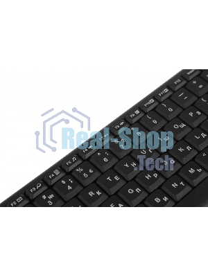 Комплект клавиатура+мышь Logitech MK220 беспроводной, USB, 1000 DPI, чёрный