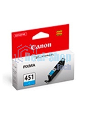 Картридж струйный CLI-451C (6524B001) для Canon PIXMA iP7240/MG6340/MG5440, Голубой, 332стр.