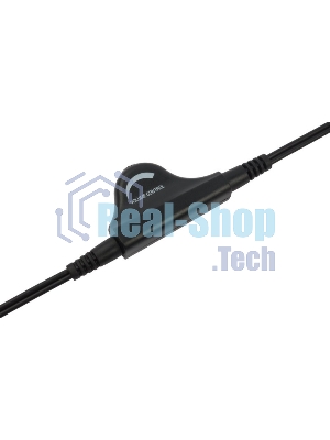 Гарнитура Oklick HS-M143VB чёрный, проводная, 3.5 мм