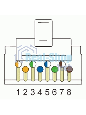 Коннектор Lanmaster RJ45 STP 8P8C, универсальный, для толстого кабеля, cat.6, 100 шт.