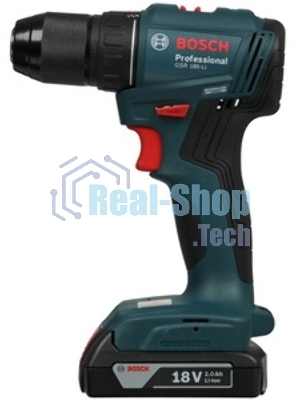 Дрель-шуруповерт Bosch GSR 185-LI, 18 В, 4 Ач, 50 Нм, бесщеточный