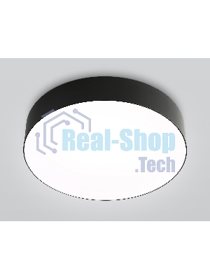 Потолочный светодиодный светильник Ambrella light FZ1360 BK черный IP20 40W 3000-6500K 390*80 (ПДУ ИК)