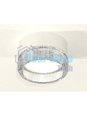 Светильник Ambrella Light XS8101030 SWH/CL белый песок/прозрачный GX53 (C8101, N8480)