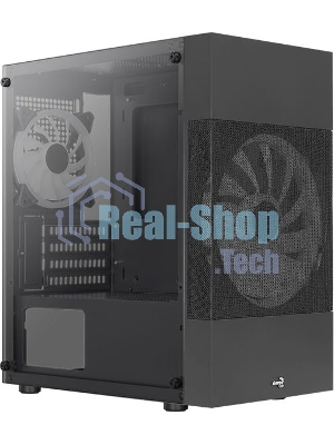 Компьютерный корпус Aerocool/Formula Atomic Lite-G-BK-v2 черный без БП mATX 1x120мм 2xUSB2.0 1xUSB3.0 audio