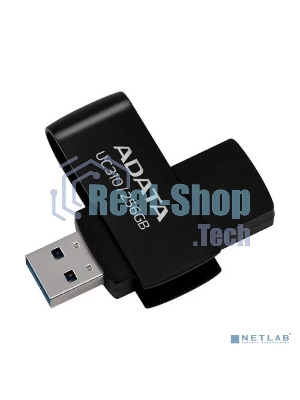 Флешка USB ADATA UC310 (UC310-256G-RBK), 256Gb, USB 3.2 Gen1, R/W 100/30, черный