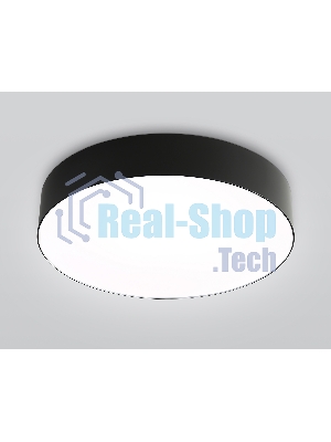 Потолочный светодиодный светильник Ambrella light FZ1360 BK черный IP20 40W 3000-6500K 390*80 (ПДУ ИК)