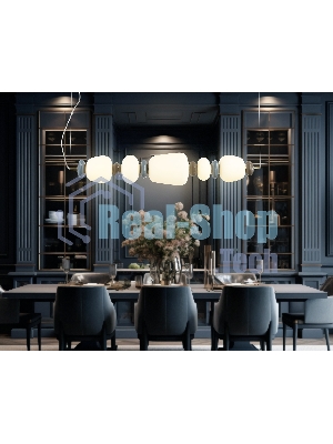 Светильник Ambrella light LH53176 SB/WH бронза/белый 26W 3000K 960*170*1230