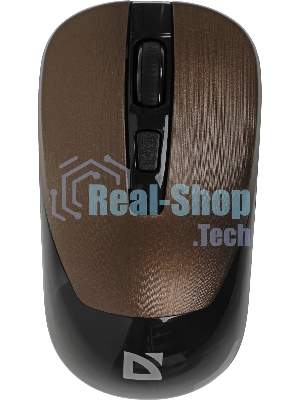 Мышь беспроводная Defender Wave MM-995 бронзовый, 1600 dpi, радиоканал, USB, кнопки - 4