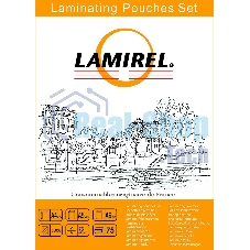 Пленка для ламинирования Lamirel, набор А4, A5, A6 по 25 шт., 75 мкм, 75 шт. в упаковке