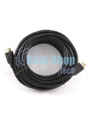 Кабель Cablexpert HDMI CC-HDMI4-10M, 19M/19M, v2.0, медь, позол.разъемы, экран, 10м, черный, пакет