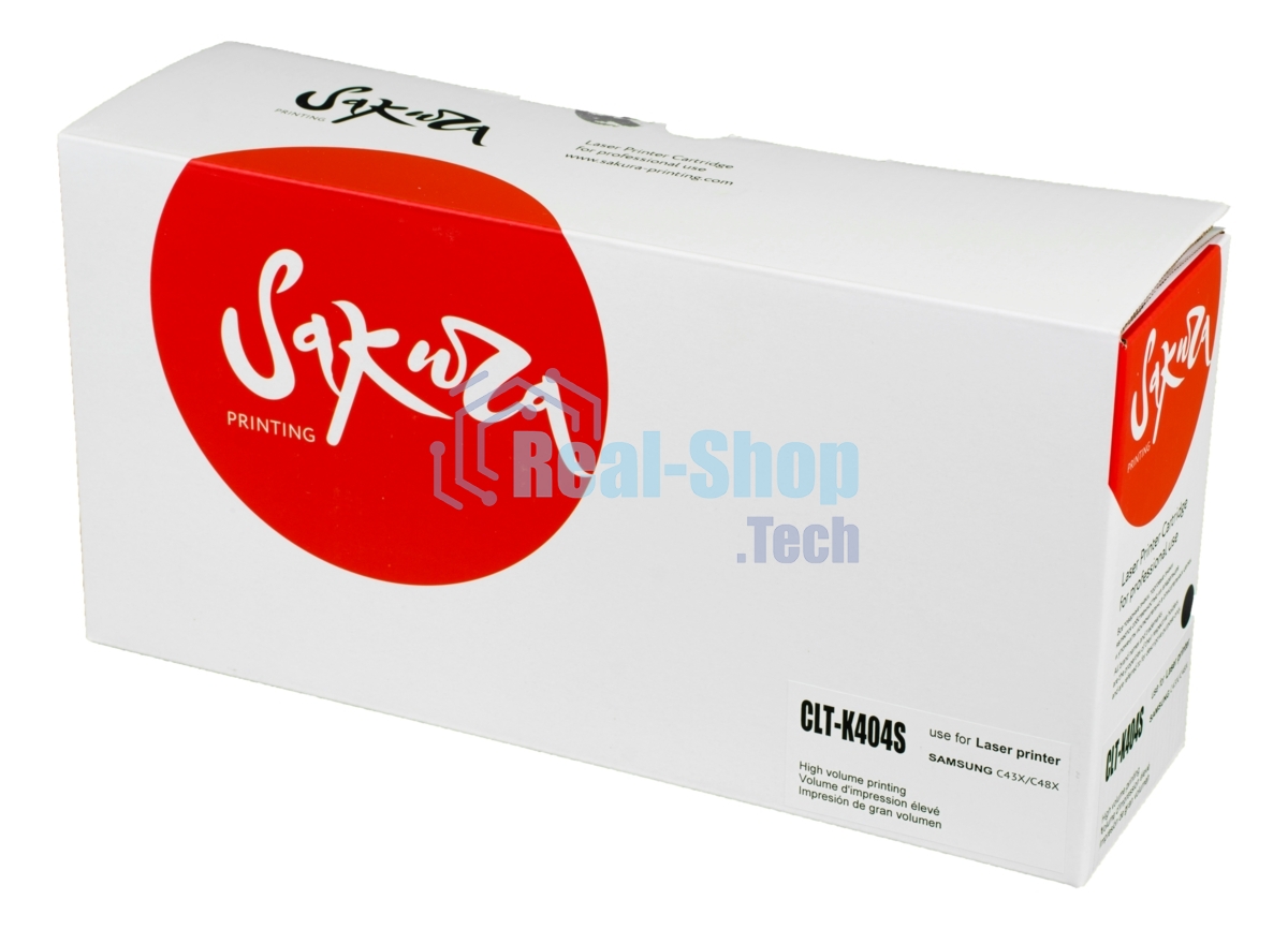 Картридж лазерный Sakura CLTK404S для Samsung SL-C430/SL-C480, черный, 1500 к.