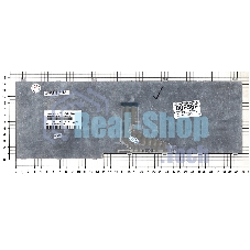 Клавиатура для ноутбука Toshiba Satellite P205-S6237 серебристая (шлейф по центру)