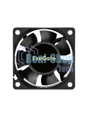 Вентилятор для корпуса ExeGate EX06025S3P-5 черный, 60 мм, 3500 об/мин, 25.3 дБ, 3 pin