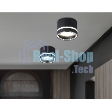 Светильник Ambrella light TN5246 BK черный GX53 max 12W D85*62