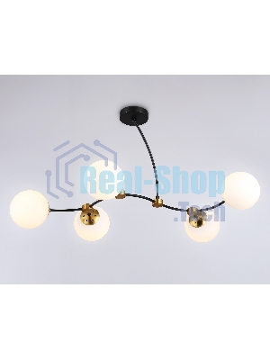 Светитльник Ambrella Light TR2548/5 BK/SB черный/бронза E27/5 max 60W 950*600*450