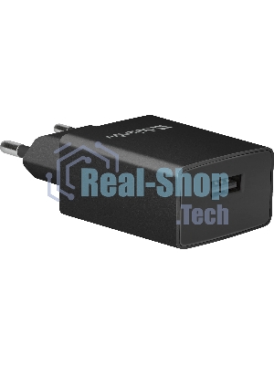 Сетевой адаптер Defender 1xUSB, 5V/2.1А, пакет, черный (EPA-10)