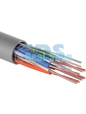 Кабель UTP PROconnect 4PR 24AWG, CU (медь), CAT5E, 100 МГц, PVC, серый, бухта 100 м
