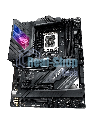 Материнская плата ASUS ROG STRIX Z690-E GAMING WIFI, LGA 1700, Intel Z690, 4xDDR5, 6xSATA, 3xM.2, 1xPCI-E 5.0 x16, 1xPCI-E 4.0 x4, 1xPCI-E 3.0 x4, 1xPCI-E x1, 1xHDMI, 1xDP, 1x 2.5Gb LAN, 4xUSB-A 2.0, 4xUSB-A 3.2 Gen 1, 2xUSB-A 3.2 Gen 2, 1xUSB-C 3.2 Gen 2, 1xUSB-C 3.2 Gen 2x2, 5x3.5 мм, 7.1, ATX